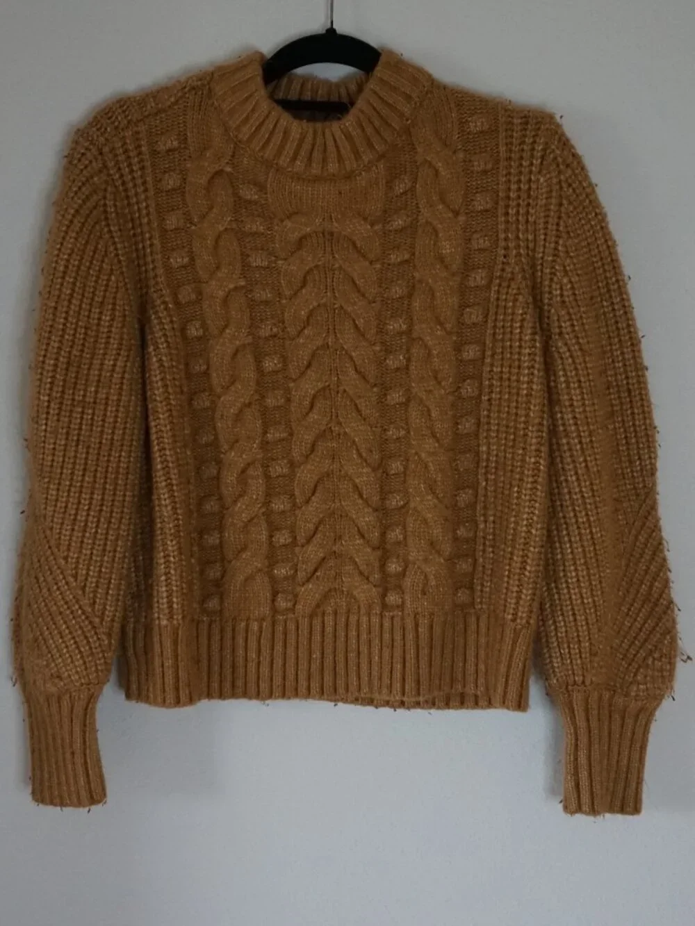 A New Day Golden Yellow Cable Knit Sweater